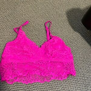 Pink bralette